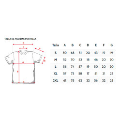 Tallas Camisetas