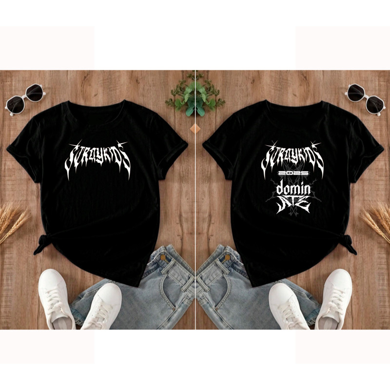 Camiseta Unisex Stray Kids DOBLE ESTAMPADO