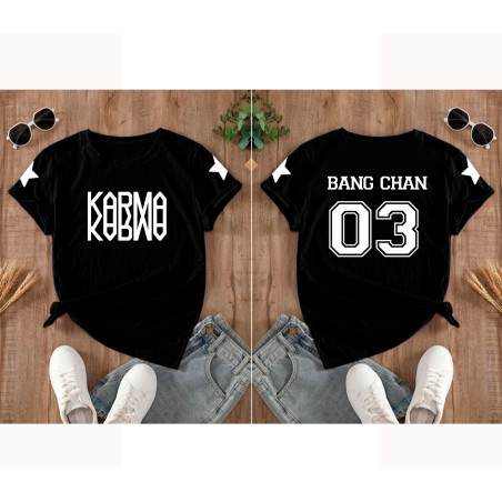 Camiseta Unisex KARMA BANG CHAN