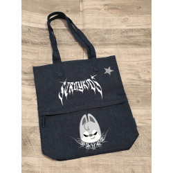 ZKZOO Bolso tote vaquero con asa y bolsillo exterior